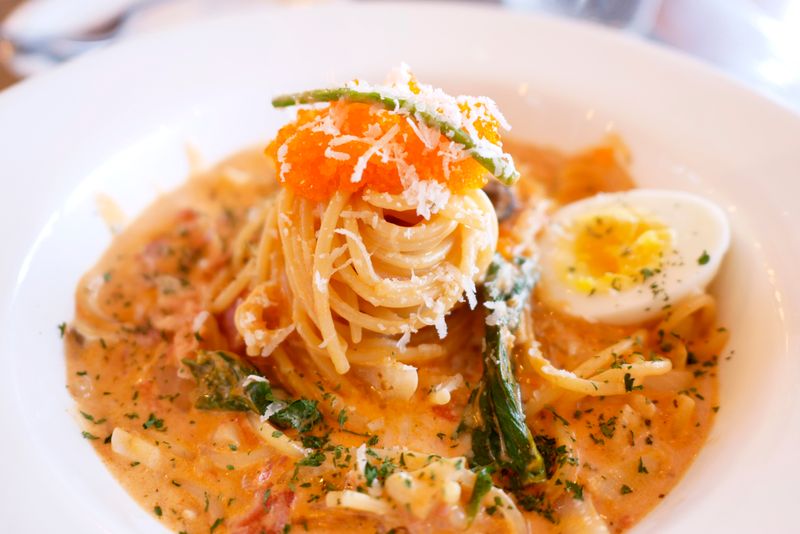 pizza factory creamy carbonara pasta